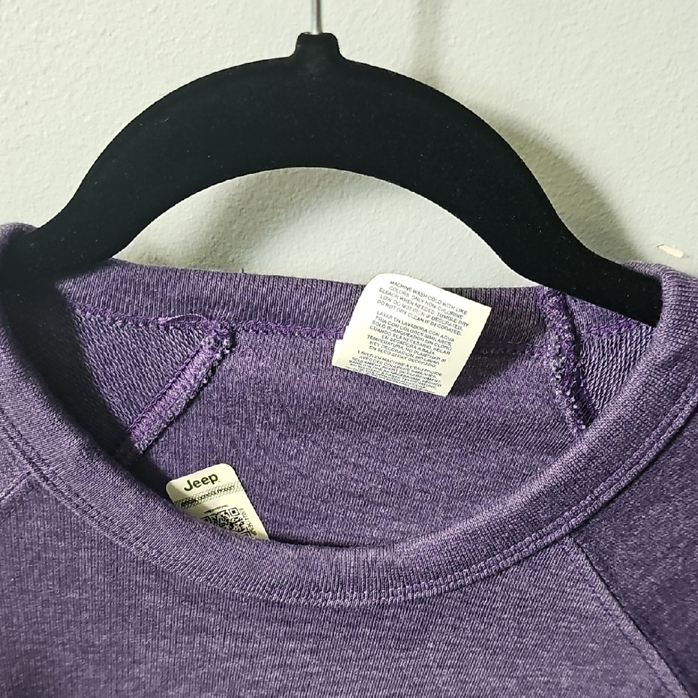 Jeep Purple Sweatshirt Dog, Built For Adventure Small New! - Picture 9 of 9